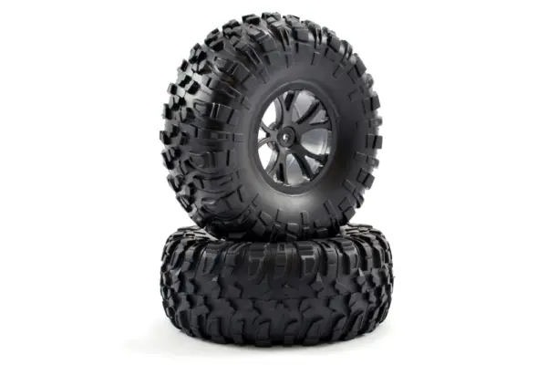 FTX Outlaw Pre-Mounted Wheels & Tyres - Black – view 2