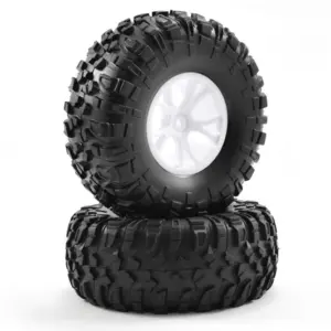FTX Outlaw Pre-Mounted Wheels & Tyres - White – view 2
