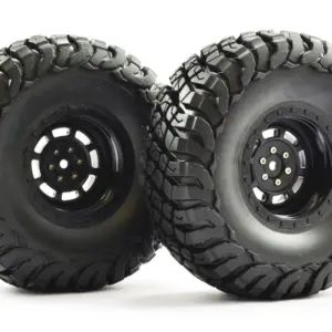 FTX Mauler 2.2" All Terrain Tyres Pre-Glued on Black Wheels (2) – view 2