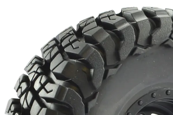 FTX Mauler 2.2" All Terrain Tyres Pre-Glued on Black Wheels (2) – view 3