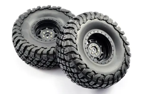 FTX Mauler 2.2" All Terrain Tyres Pre-Glued on Black Wheels (2) – view 4