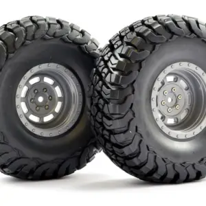 FTX Mauler 2.2" All Terrain Tyres Pre-Glued on Grey Wheels – view 2
