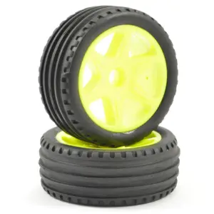 FTX Comet Buggy Front Mounted Tyre & Wheel Yellow – view 2