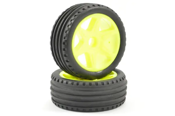 FTX Comet Buggy Front Mounted Tyre & Wheel Yellow – view 2