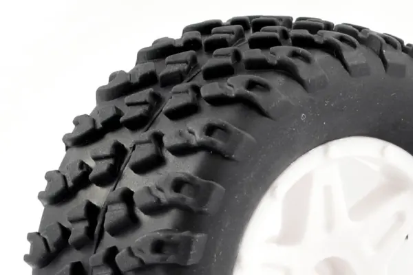 FTX Comet Desert Buggy Front Mounted Tyre & Wheel White – view 2