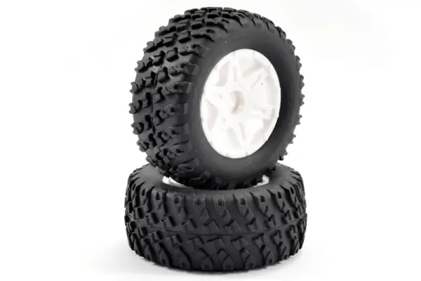 FTX Comet Desert Buggy Front Mounted Tyre & Wheel White – view 3