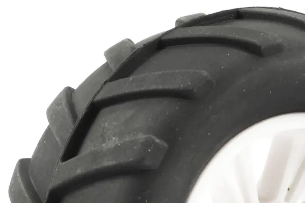 FTX Comet Monster Rear Mounted Tyre & Wheel White – view 2