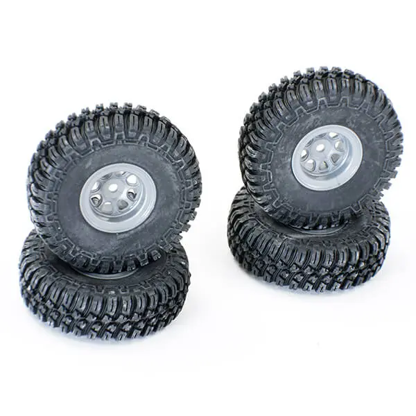 FTX Outback Mini X 2.0 Finder Mounted Tyres/Grey Wheels