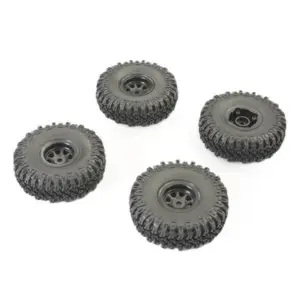 FTX Outback Mini X 2.0 Grabber Mounted Tyres/Black Wheels