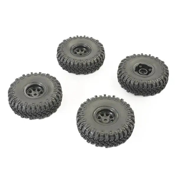 FTX Outback Mini X 2.0 Grabber Mounted Tyres/Black Wheels