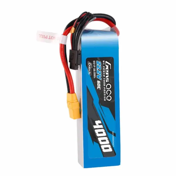 Gensace Soaring Lipo 6s 22.2v-4000-60c (Xt90) 164x46x43mm 690g G-Tech – view 3