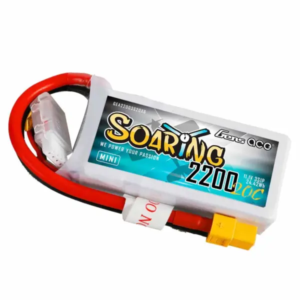 Gensace Soaring Mini Lipo 3s 11.1v-2200-20c 77x34x26mm 144g (Xt60) – view 4