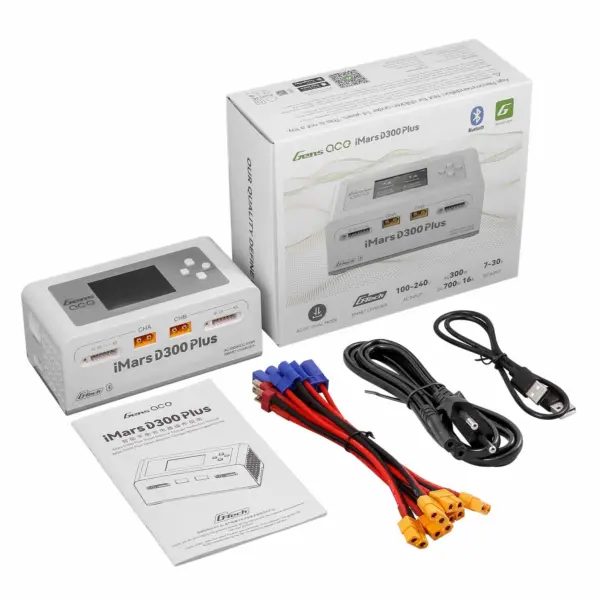 Gensace Charger Imars D300 Plus Dual Channel (Eu) White – view 6