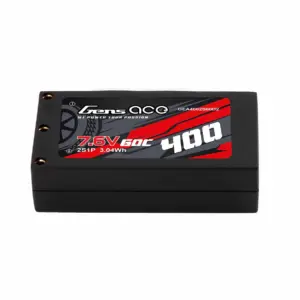 Gensace Mini 1:28 Lipo 2s Hv 2.0 7.6v-400-60c(jst) 44x23x12mm 19g