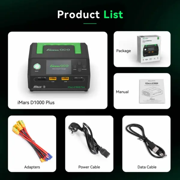 Gensace Charger Imars D1000 Plus Smart Dual Channel Ac 1000w (Uk) – view 12