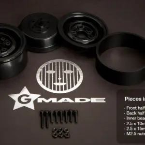 Gmade 1.9 Vr01 Beadlock Wheels (Chrome) (2) – view 2