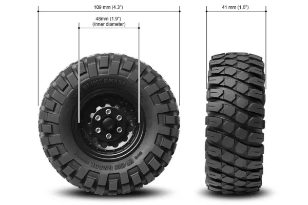 Gmade 1.9 Mt 1902 Off-Road Tyres (2) – view 3