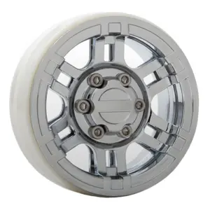 Gmade 1.9 Nr02 Beadlock Wheels (Chrome) (2)