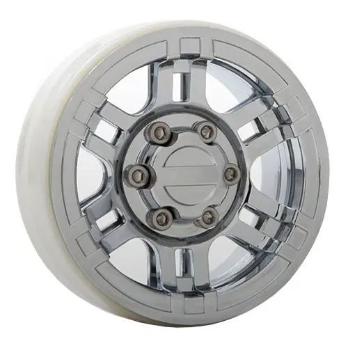 Gmade 1.9 Nr02 Beadlock Wheels (Chrome) (2)