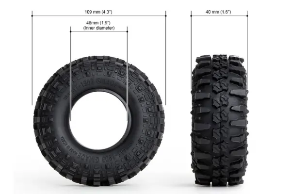 Gmade 1.9 Mt 1903 Off-Road Tyres (2) – view 4