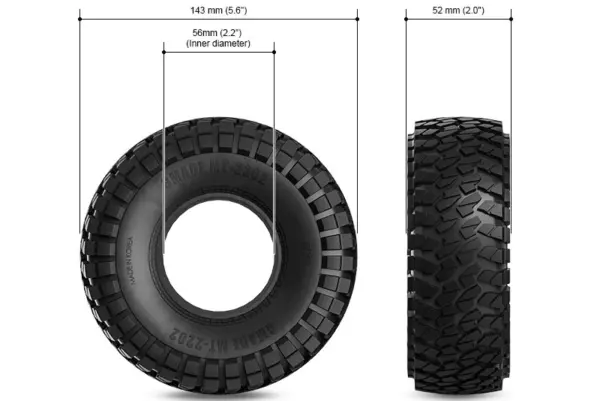 Gmade 2.2 Mt 2202 Off-Road Tyres (2) – view 4