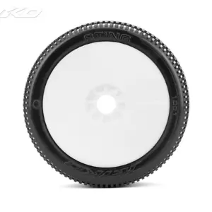 Jetko Sting Soft 1:8 Buggy Pre-Glued White Revo Rims (2) – view 2