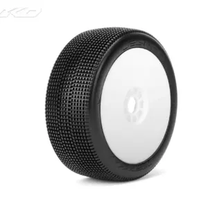 Jetko Lesnar Composite s.soft 1:8 Buggy Pre-Glued White Revo Rims (2)