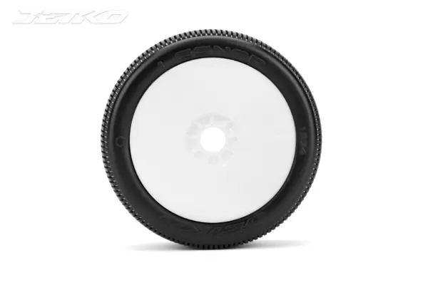 Jetko Lesnar Super Soft 1:8 Buggy Pre-Glued White Revo Rims (2) – view 2
