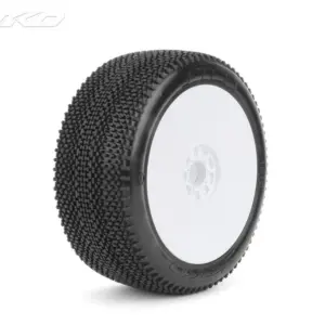 Jetko J Ten SOFT 1:8 Buggy Tyres White Wheels (2)