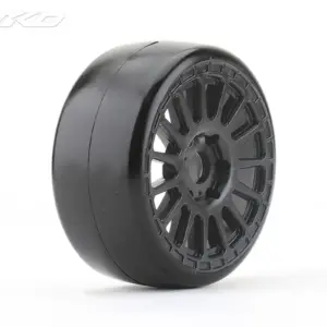 Jetko Buster Soft Belted 1:8 Gt Pre-Glued Black Claw Rims (2)