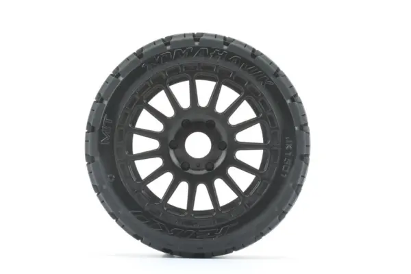 Jetko EX Tomahawk 1:8 Rallye Belted Tyre Black Wheels 17mm Hex (2) – view 4