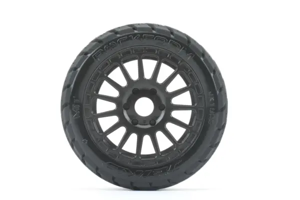 Jetko EX Rockform 1:8 Rallye Belted Tyre Black Wheels 17mm Hex (2) – view 3