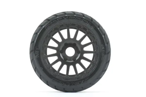 Jetko EX Rockform 1:8 Rallye Belted Tyre Black Wheels 17mm Hex (2) – view 5