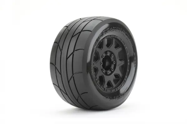 Jetko Ex Tyre Mt Slick Super Sonic Belted 3.8 Black Wheel 17mm (2)" – view 2