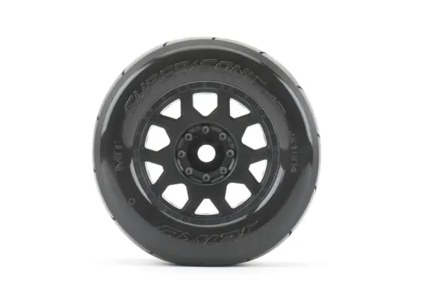 Jetko Ex Tyre Mt Slick Super Sonic Belted 3.8 Black Wheel 17mm (2)" – view 3