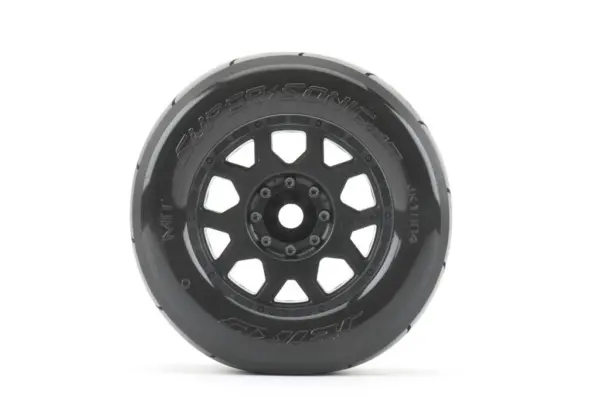 Jetko Ex Tyre Mt Slick Super Sonic Belted 3.8 Black Wheel 17mm (2)" – view 4