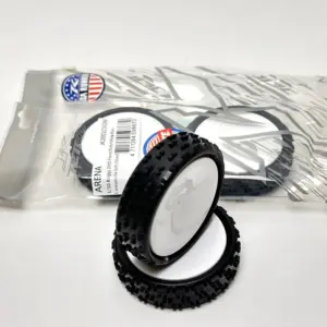Jetko Arena 1:10 Buggy 2.2 Front Tyres 2wd Pre Mount White Eos Medium – view 2