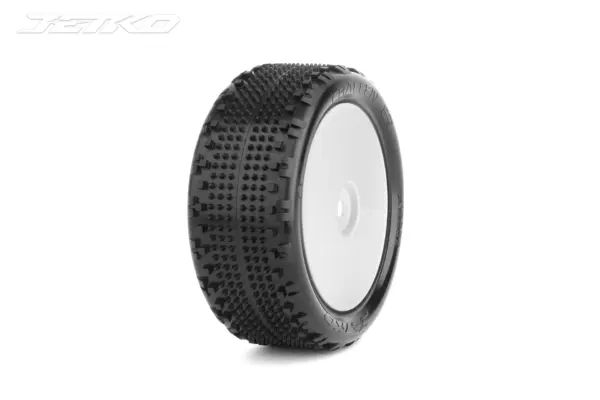 Jetko Challenger 1:10 Buggy 2.2 FR Tyres 4wd EOS Yellow White Wheels