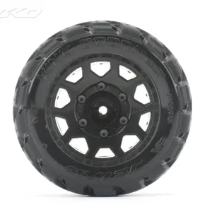 Jetko Ex Tyre St King Cobra Black Wheel 2.8 Hex 12-14-17mm (2)" – view 2