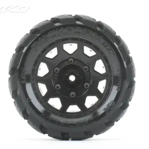 Jetko Ex Tyre St Rockform Black Wheel 2.8 Hex 12-14-17mm (2)" – view 2