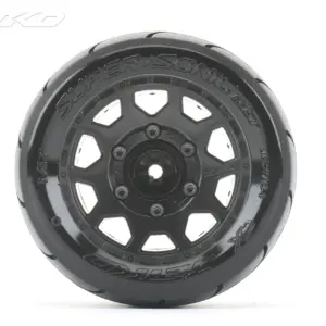 Jetko Ex Tyre St Supersonic Slick Black Wheel 2.8 Hex12-14-17mm (2)" – view 2