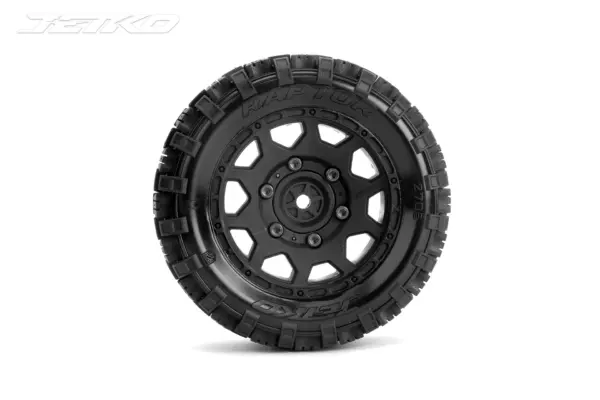 Jetko Ex Tyre St Raptor Black Wheel 2.8 Hex 12-14-17mm (2)" – view 2