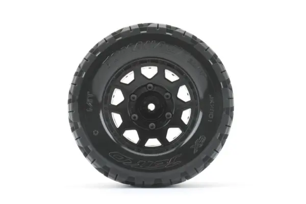 Jetko Ex Tyre Mt Tomahawk Black Wheel 2.8 Hex 12-14-17mm (2)" – view 3