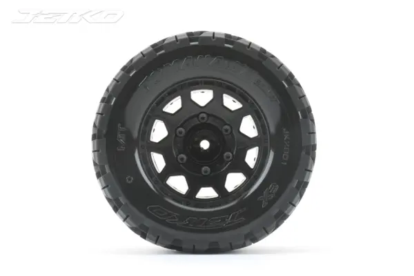 Jetko Ex Tyre Mt Tomahawk Black Wheel 2.8 Hex 12-14-17mm (2)" – view 10