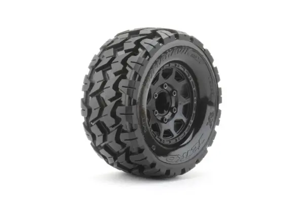Jetko Ex Tyre Mt Rockform Black Wheel 2.8 Hex 12-14-17mm (2)" – view 4
