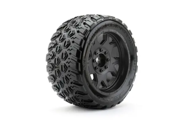 Jetko Ex Tyre King Cobra Belted XMT Black Wheel TRX Xmaxx Kraton (2) – view 2
