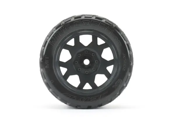 Jetko Ex Tyre King Cobra Belted XMT Black Wheel TRX Xmaxx Kraton (2) – view 3