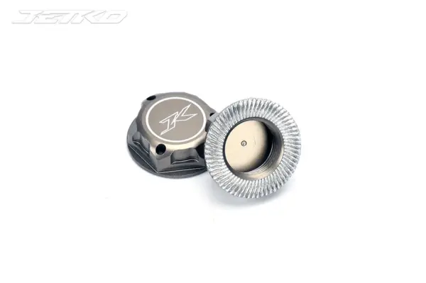 Jetko 17mm Aluminum Closed Wheel Nut 17mm (4) Hard Anodizing – view 2