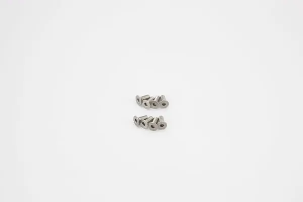 Titan Hex Flat Head Screws M3x8mm (8) Kyosho