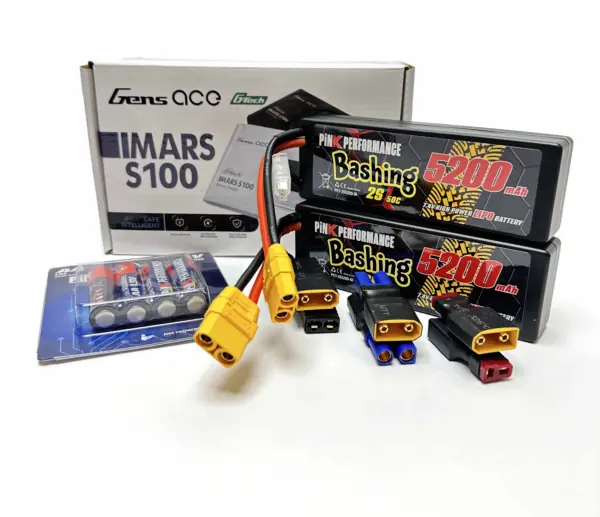 Ke Power Bundle #22 - 2x2s Lipo (Multi)-100w Charger-Aa Dry Cells